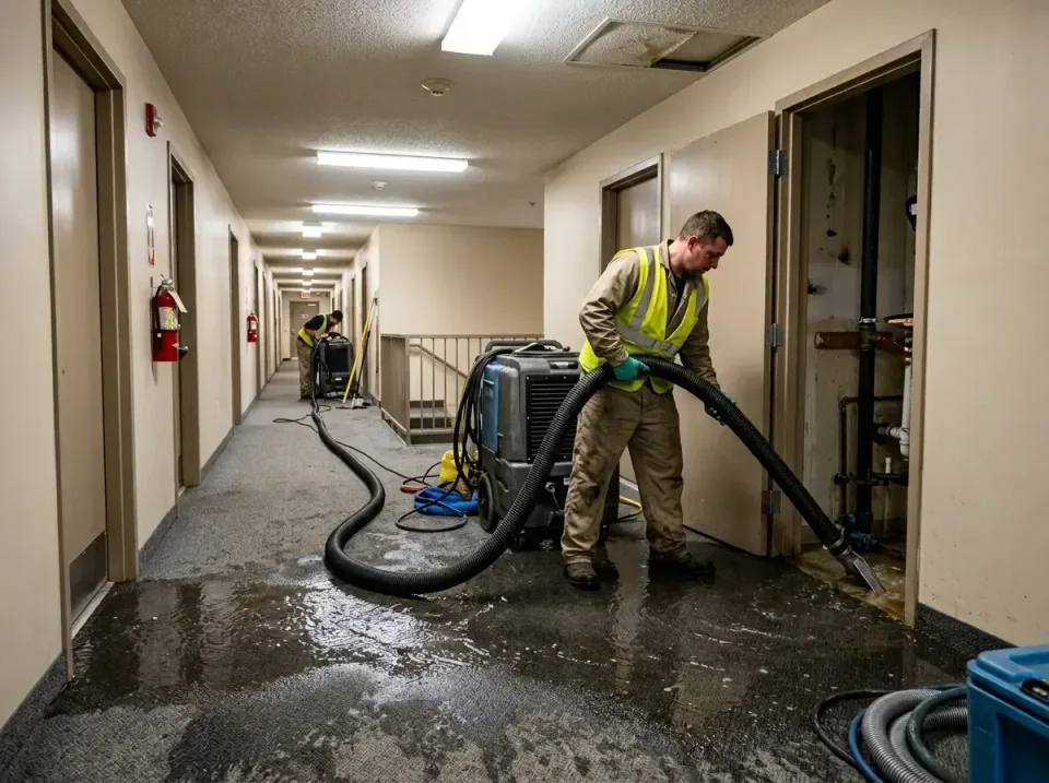 multi-unit-apartment-hallway-f-005 — frequently asked questions, Emergency Burst Pipe Water Extraction & Removal in Northern…